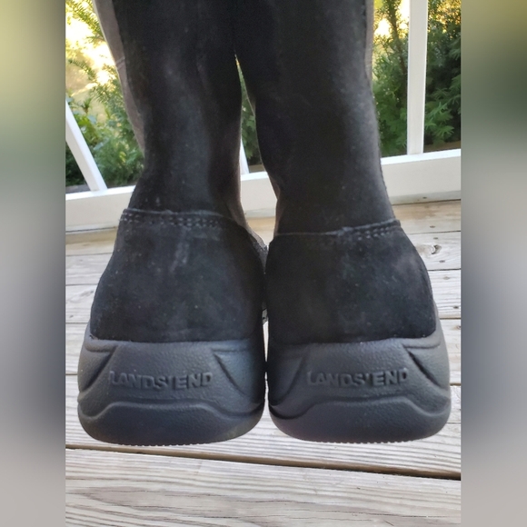 Landsend Women's Black and Gray Floral Boots - Picture 6 of 10